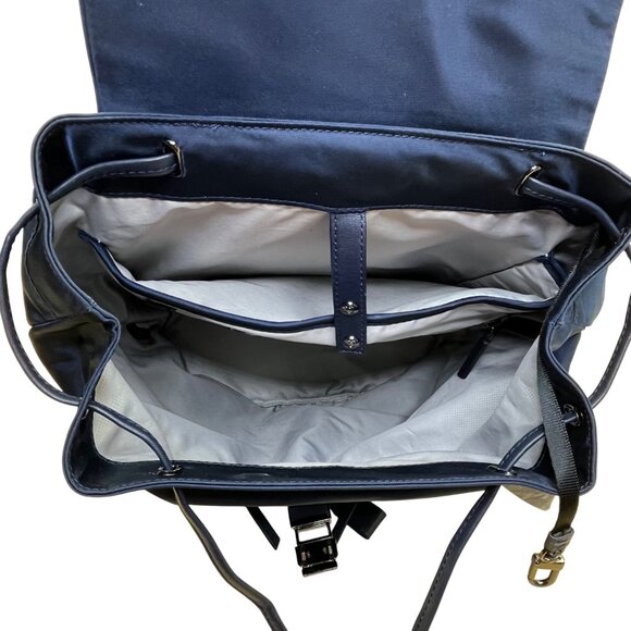 Tumi Women’s Navy Nylon With Multiple Pockets Versatile Stylish Design Backpack - Picture 11 of 15